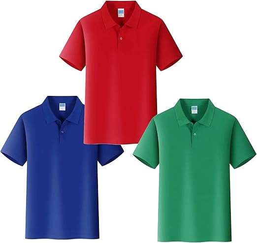 Color Full Plain Polo T-Shirt Pack Of 3
