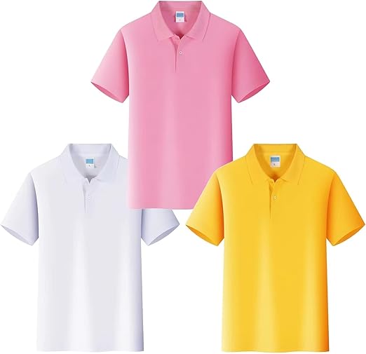 Color Full Plain Polo T-Shirt Pack Of 3